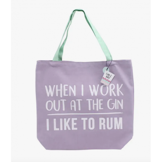 Tote Tasche Gym and Tonic I Like To Rum