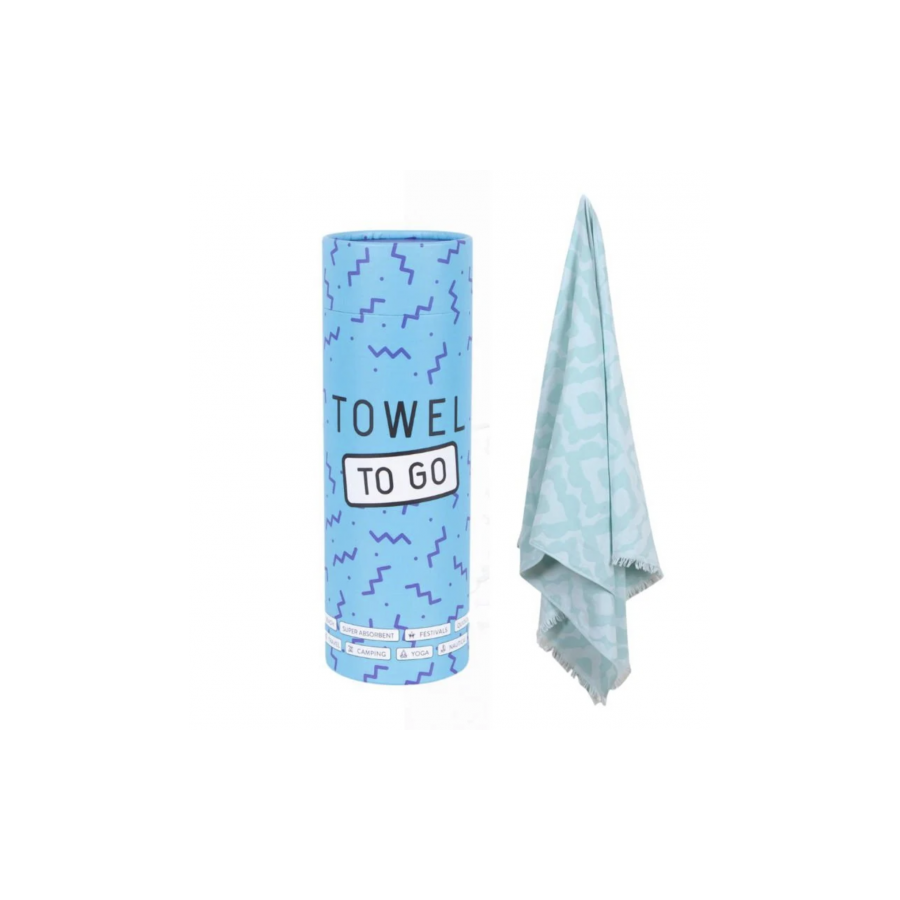 Towel To Go Hammam-Handtuch Gewebt Jacquard blau