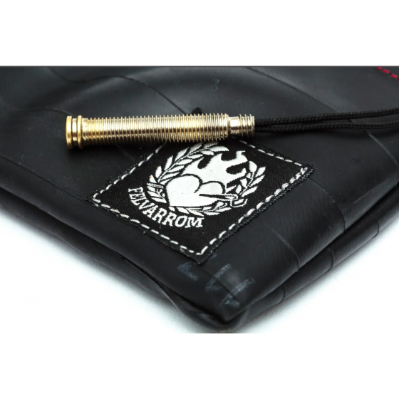 Stiftetui aus recycelten Fahrradrohren, orange