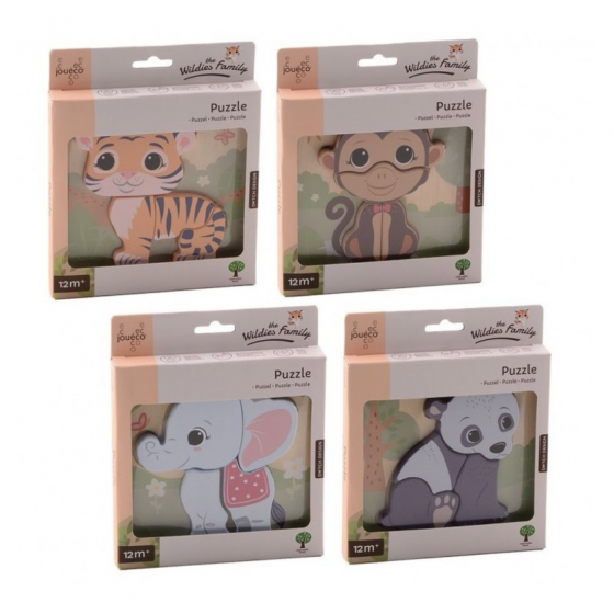 Puzzle The Wildies Family Elephant - Jouéco