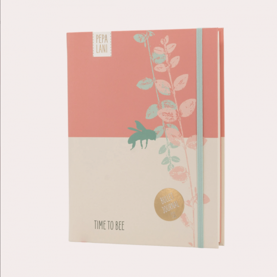Bullet Journal, abeille avec autocollants - Pepa Lani