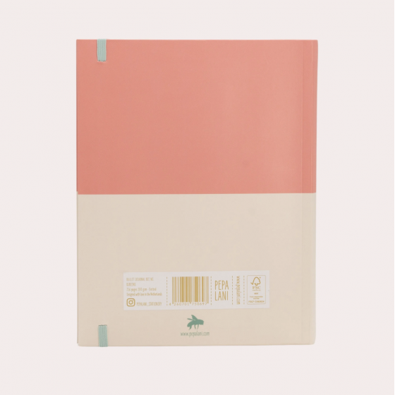 Bullet Journal, abeille avec autocollants - Pepa Lani