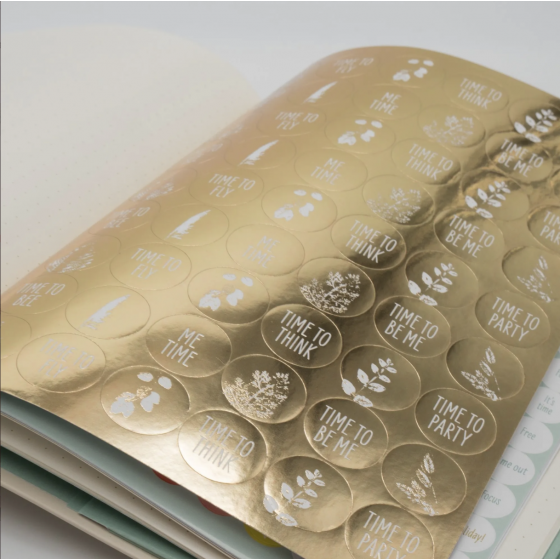 Bullet Journal, abeille avec autocollants - Pepa Lani