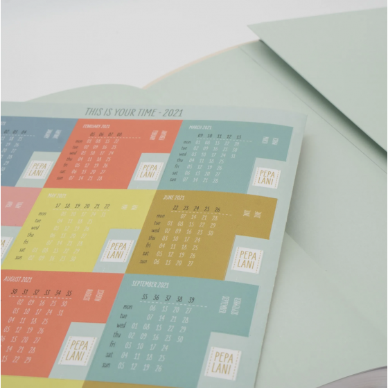 Calendrier non daté, libellule - Pepa Lani