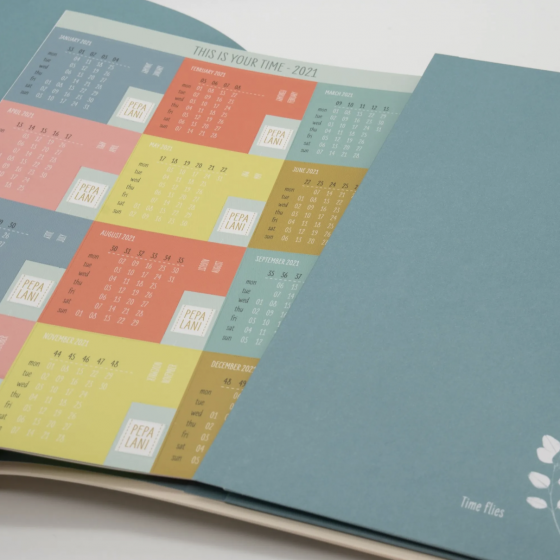 Undatierter Kalender, Vogel - Pepa Lani