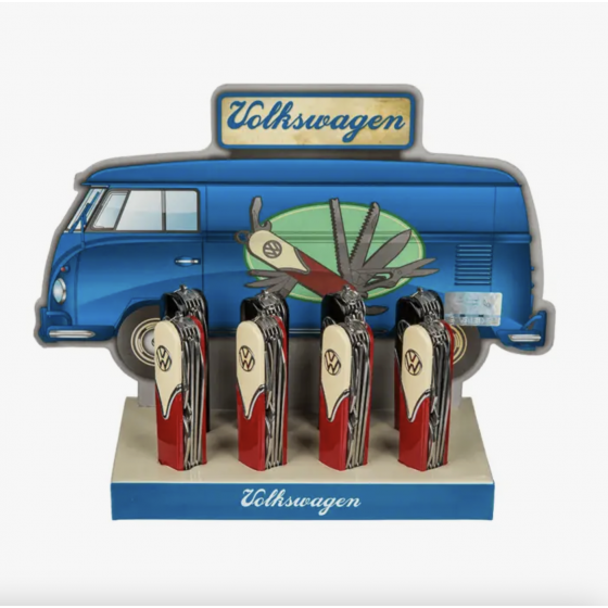 Couteau de poche en métal, style VW