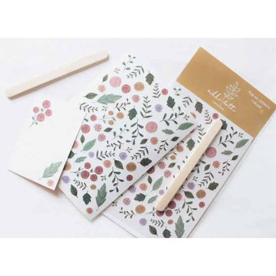 Autocollants à frotter -...