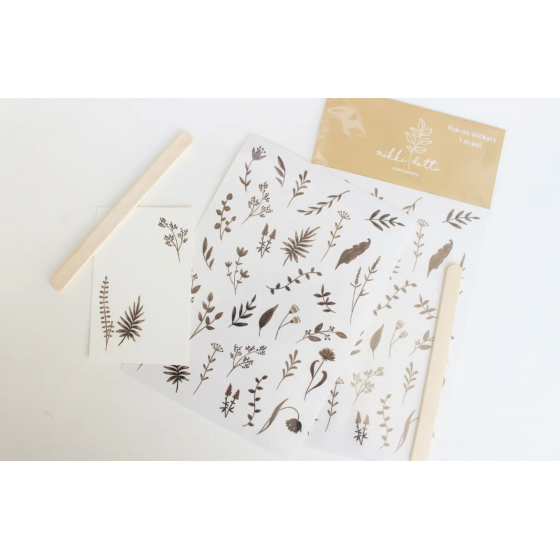 Autocollants à frotter -...