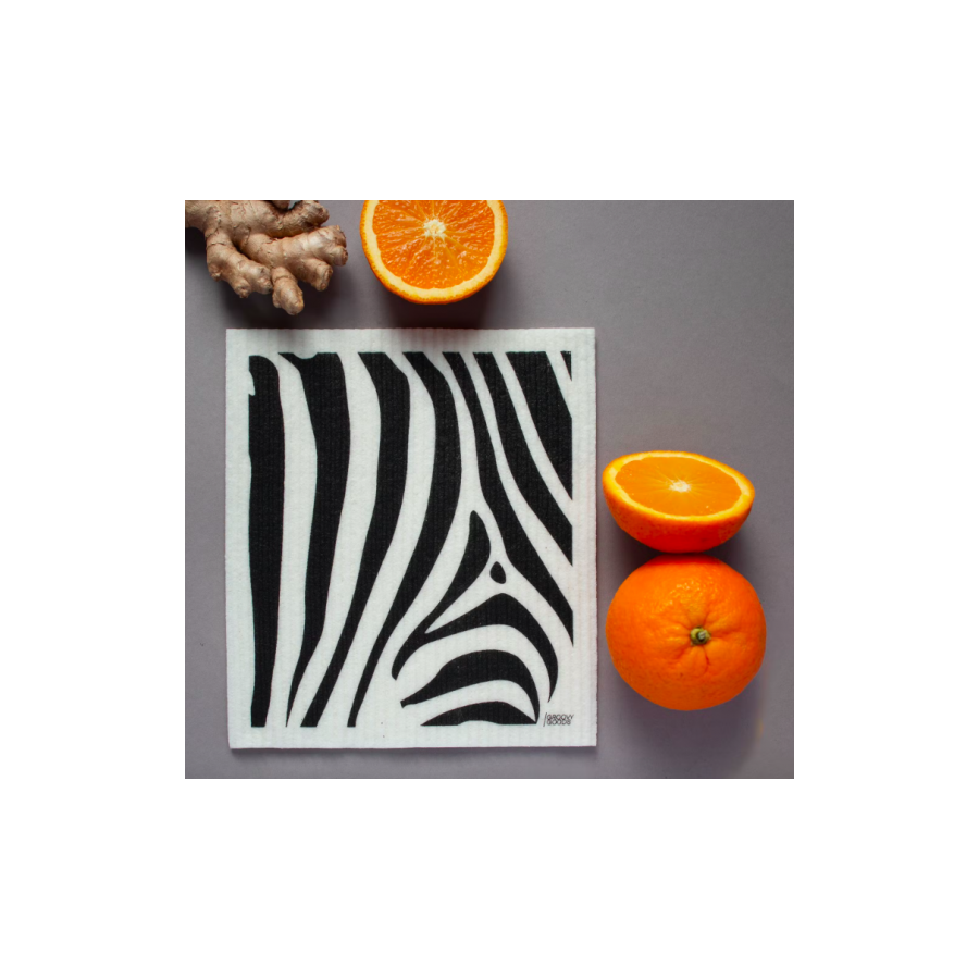 Ökologisches Schwammtuch Zebra