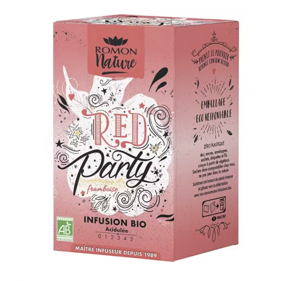 Infusion Red Party bio - 16 sachets - Romon Nature
