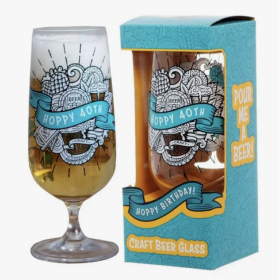 40 Jahre - Craft Beer Glas