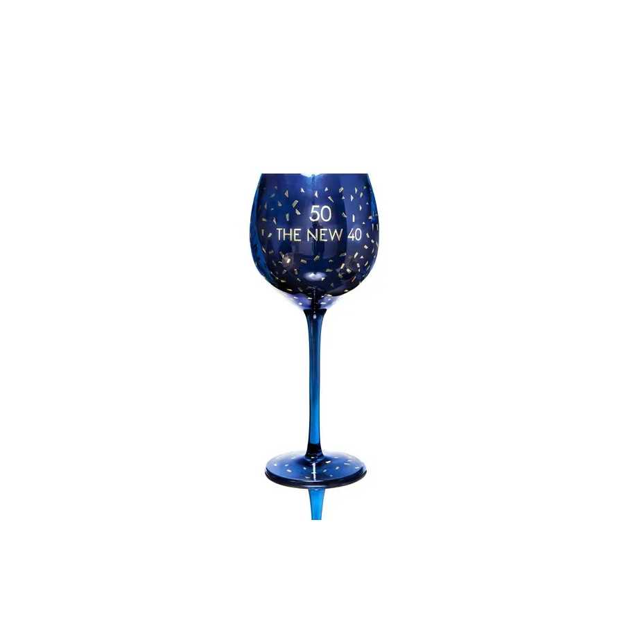 Opulentes Weinglas - 50 Jahre