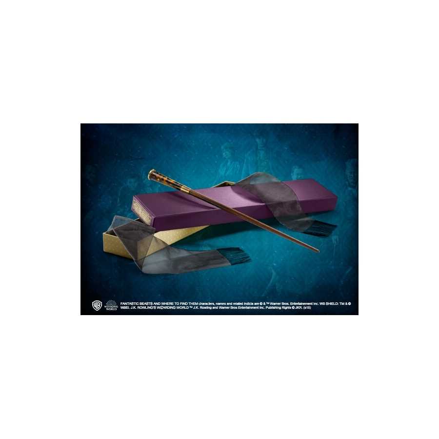Zauberstab Von Theseus Scamander - Fantastische Tiere - Ed. Ollivander Deluxe