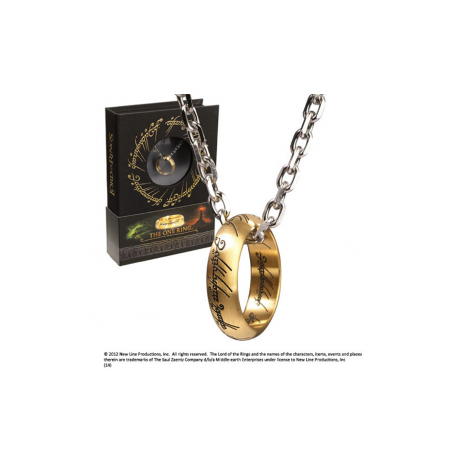 Ring Einzigartig und Kette - Herr der Ringe
