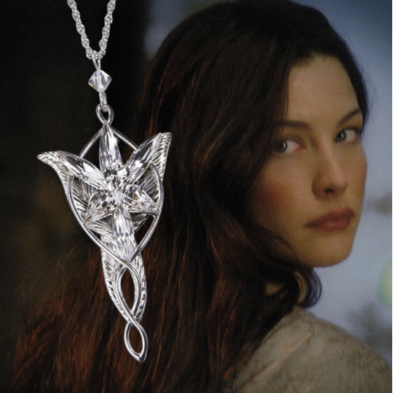 Arwen - Pendentif Étoile du Soir - Réplique - Seigneur des Anneaux - Lord of the Rings