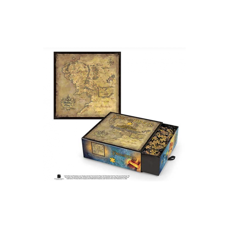 Puzzle - Karte von Mittelerde