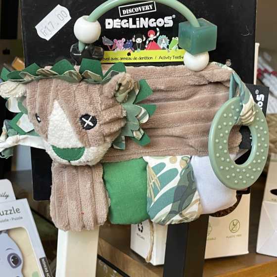 Aktivitätsrassel Jelekros der Löwe - Les Déglingos