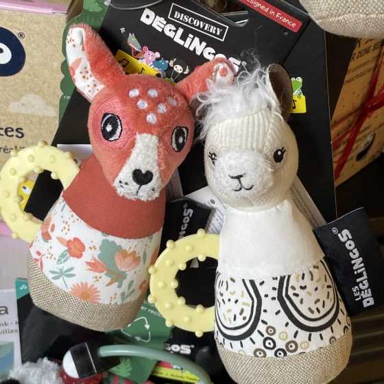 Hochet maracas Muchachos le lama - Les Déglingos