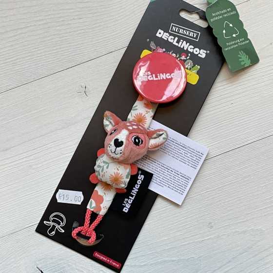 Attache sucette Melimelos la biche - Les Déglingos