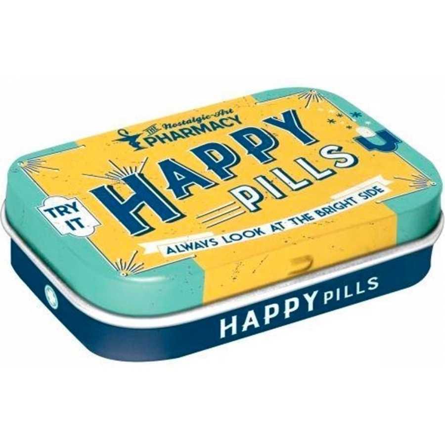 Happy Pills Mint Box 15g - Nostalgic Art