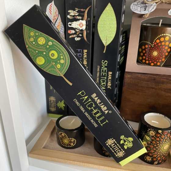 Patchouli - Bâtons d'encens Banjara Ethno-Tribal Smudge