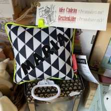 The Doors - Coussin musical ange noir - Mellipou, personnalisable, cadeau de naissance