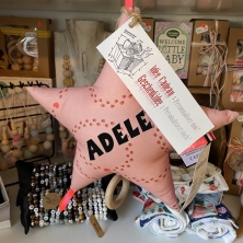 Adele - Coussin Musical Etoile Jlo- Someone Like You - Mellipou, personnalisable, cadeau de naissance