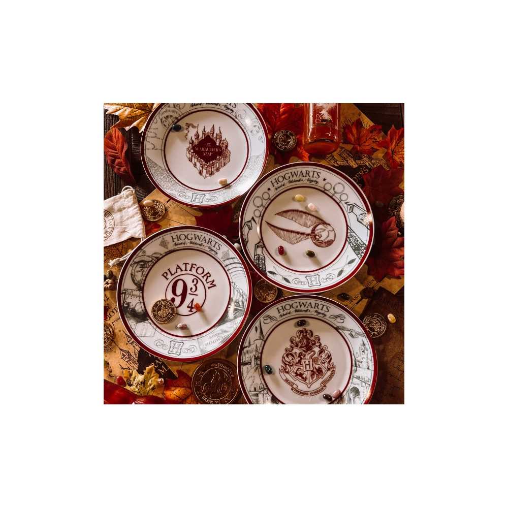 Set de 4 assiettes - Harry Potter