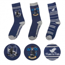 Set de 3 paires de Chaussettes Serdaigle - Harry Potter