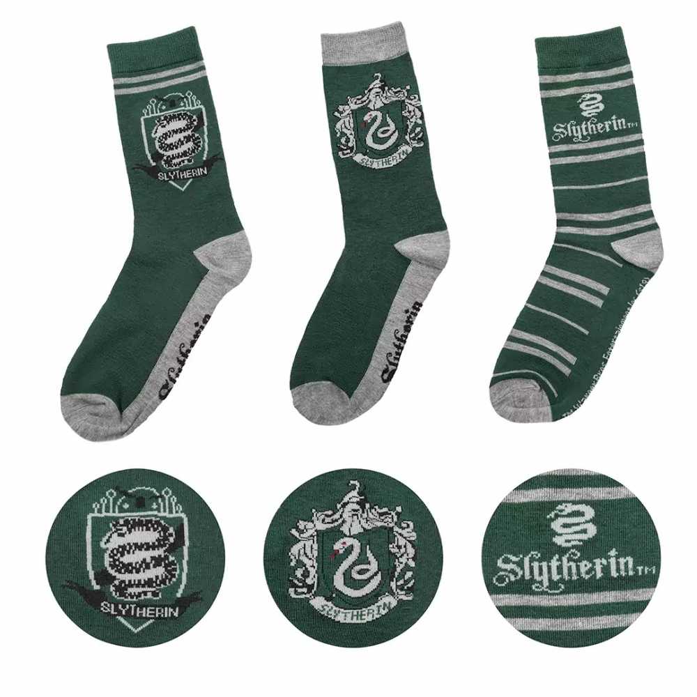 Slytherin 3er-Set Socken - Harry Potter