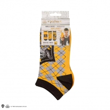 Set de 3 paires de Socquettes Poufsouffle - Harry Potter - chaussettes