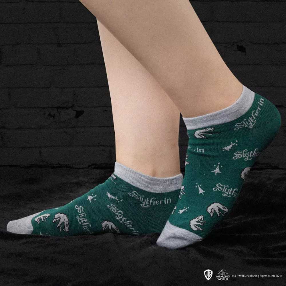Set de 3 paires de Socquettes Serpentard - Harry Potter - chaussettes