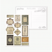 Set de 20 cartes postales Minalima - Harry Potter - Hogwarts Series