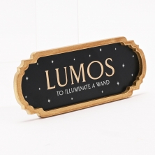 Plaquette Lumos - To illuminate a wand - Harry Potter