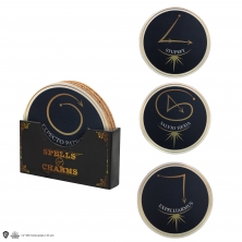 Set de 4 Sous-verres Sortilèges et Enchantements - Harry Potter