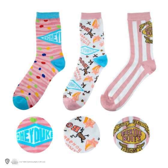 Honeydukes 3er-Set Socken - Harry Potter