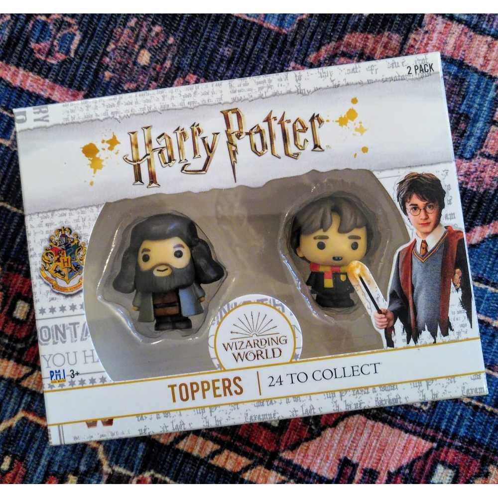 Toppers Chibi Rubeus Hagrid et Neville Londubat - Harry Potter