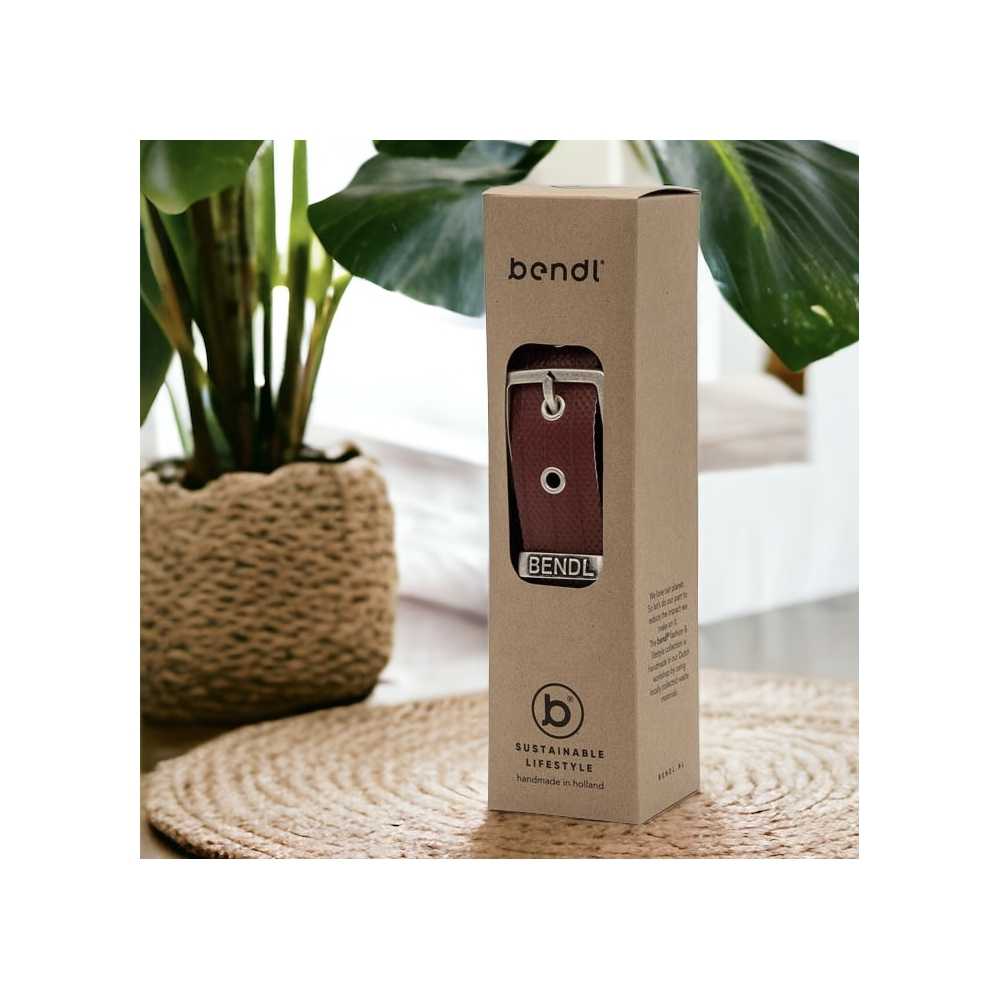 Gürtel aus recyceltem Schlauch rot - Bendl