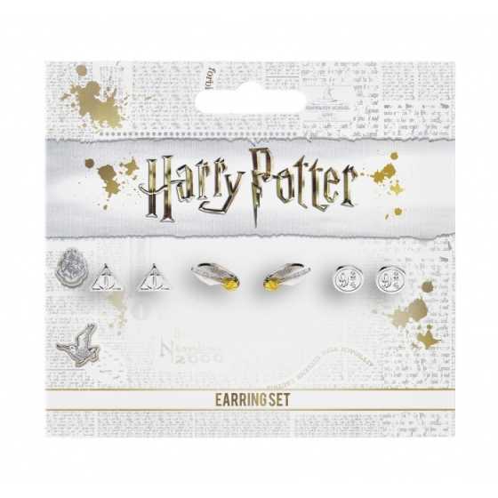 Ohrring-Set - Golden Snitch - Harry Potter