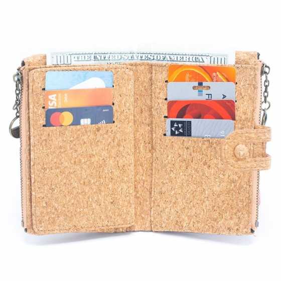 Portefeuille en liège Mandala