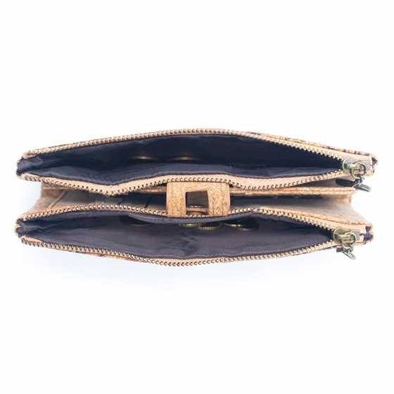 Portefeuille en liège Mandala