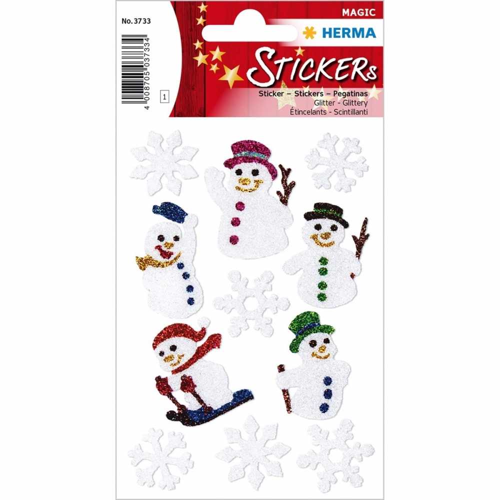 Stickers de Noël Bonhomme de neige