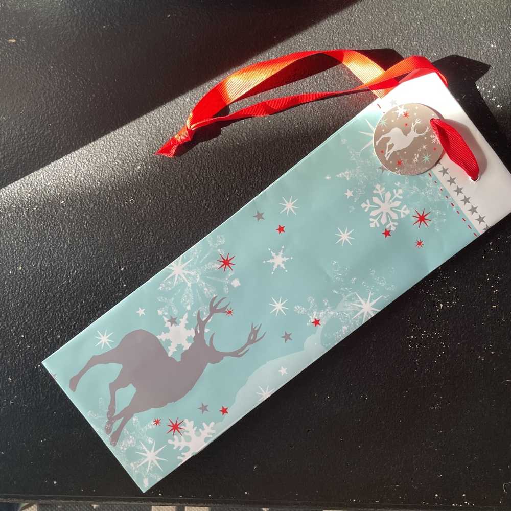 Geschenktasche für Flaschen Hirsch