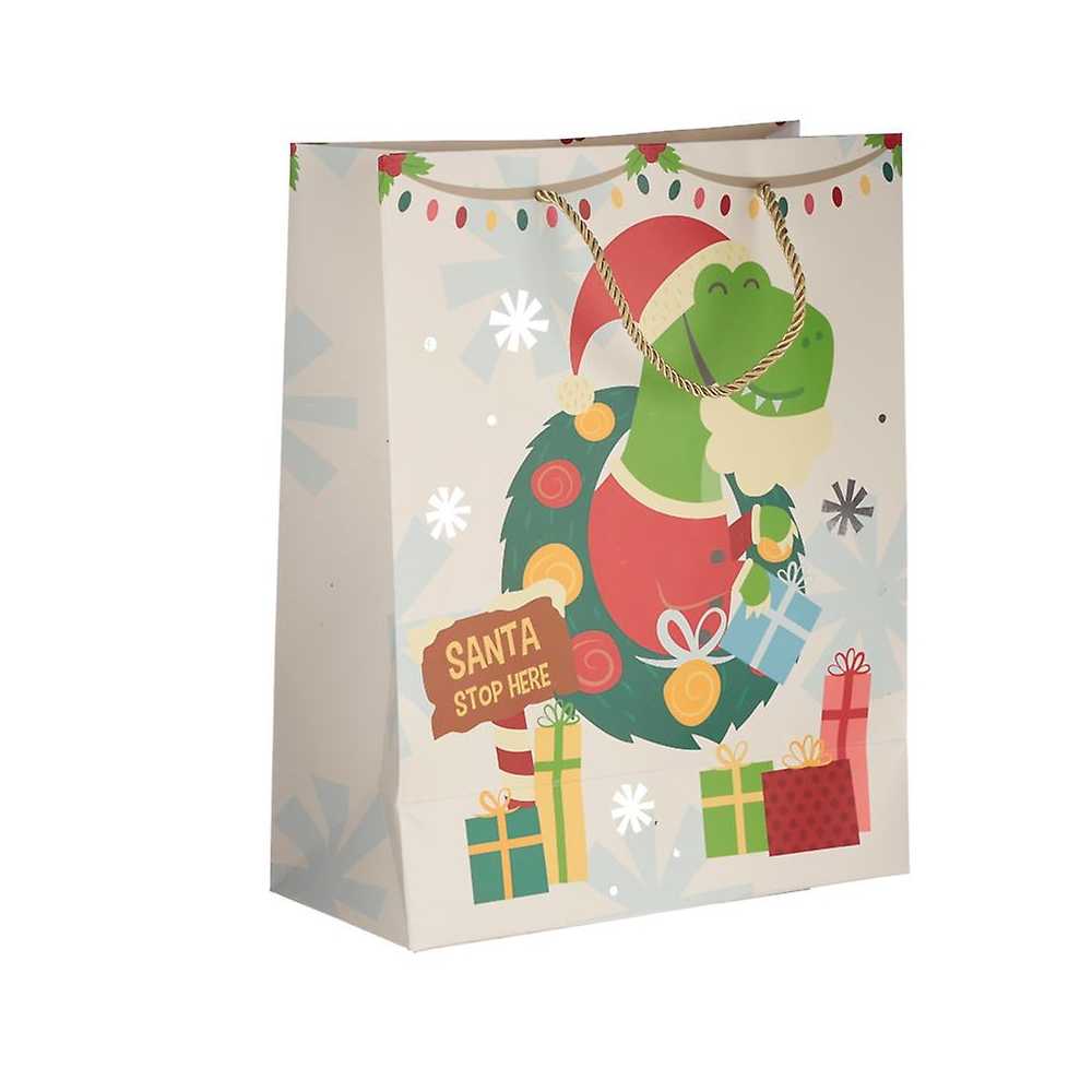 Grand sac de Noël Dinosaure
