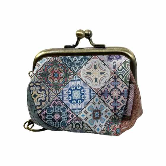 Porte-monnaie porte-clés compact