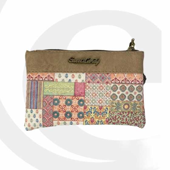 Synthetische Geldbörse Sweet Candy mit Vorderfach