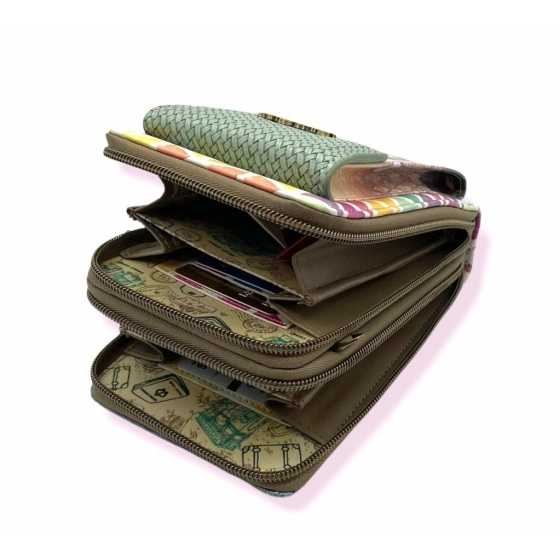 Porte-téléphone portable Sweet Candy avec 3 poches à rabat