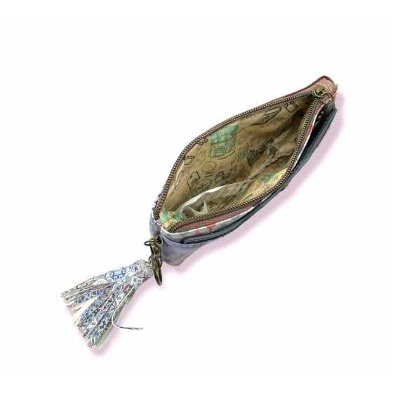 Portefeuille Sweet Candy Doll avec boutons et franges décoratives