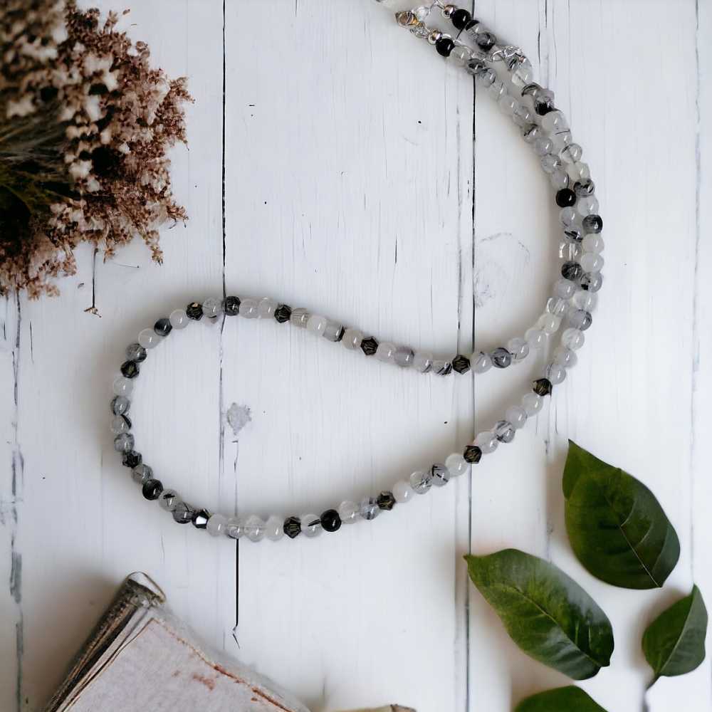 Collier Quartz Tourmaline