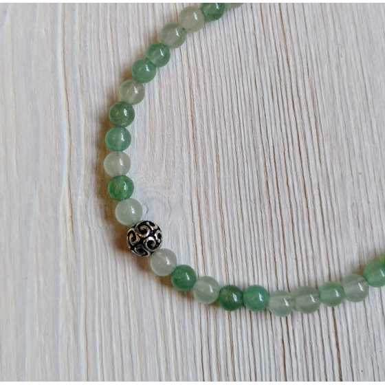 Aventurin Halskette - Glück, Gelassenheit, Wohlstand